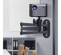 Soporte de pared para proyector fácil de usar, diseño plegable para una fácil transición entre diferentes entornos de visualización (tres brazos de 40 cm)