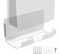 Soporte de pared para PS5, soporte de pared compatible con PS5 original (disco y digital), soporte de pared compatible con Playstation 5 (no incluye soporte para controlador y colgador de auriculares)