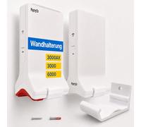 Soporte de pared para repetidor Fritz!Repeater 3000AX, 3000 y 6000, AVM Repeater con sistema de clic, incluye material de fijación, robusto y estable, fabricado en Berlín