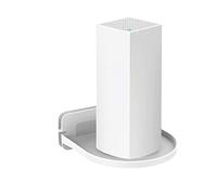 Soporte de Pared para Router para Sistema WiFi Mesh doméstico Soporte De Pie De Percha para Tenda Nova Linksys Velop TP-Link D-Link para Google Nest WiFi Soporte para Router (White)