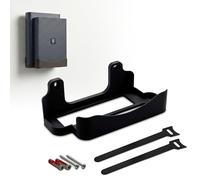 Soporte de pared para router Telekom Speedport 7 - Gestión de cables integrada y diseño abierto para disipar el calor - Incluye accesorios de montaje y bridas de - Fabricado en Alemania - Negro