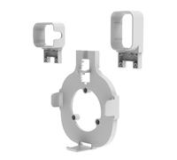 Soporte de pared para router wifi Eero Pro 6, con toma de corriente, ahorra espacio y evita cables molestos para Amazon Eero Pro 6 (blanco)