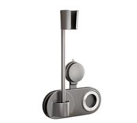Soporte de pared para secador de pelo | Secador de pelo sin manos para uso en baño, pared, armario, puerta, salón, casa, hotel, dormitorio, trastero