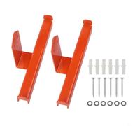 Soporte de pared para soplador de hojas BG56, soporte de pared con ganchos dobles, construcción de acero, estante de almacenamiento de herramientas de jardín, organizador de pared para cobertizo de