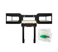 Soporte de pared para tabla de planchar, solución organizadora que ahorra espacio, para lavandería, plancha, estante de almacenamiento para hogar, apartamento, baño, ropa, accesorios decorativos