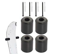 Soporte de pared para tabla de snowboard, 3 x 2,2 cm, soporte vertical de agarre fuerte, colgador de snowboard montado en la pared para sala de estar, dormitorio, apartamento, sótano, adolescentes