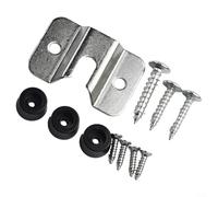 Soporte de pared para tablero de dardos con tornillos y fijaciones de metal para asegurar la diana en la pared o panel trasero