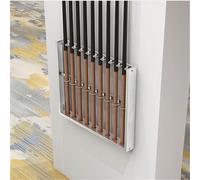 Soporte de Pared para Tacos de Billar con Dos Ranuras para memorias USB para un Almacenamiento Seguro; Adecuado para Accesorios de Billar en Salas de Juego y Clubes.