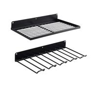 Soporte de pared para taladro, estación de garaje resistente de 2 piezas, estante de herramientas, para garaje, tienda, cobertizo, banco de trabajo, hogar, cocina, sótano, lavadero