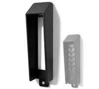 Soporte de pared para teclado Nuki 2 con visera de lluvia y tornillos cónicos M3 montaje en pared protección contra robos cubierta impermeable para cerradura de puerta de casa inteligente fácil