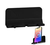 Soporte de pared para teléfono celular, soporte de carga para teléfono, organizador de almacenamiento adhesivo para smartphone, tablet, lector electrónico, cocina, sala de estar, ducha, estudio