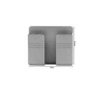 Soporte de pared para teléfono móvil, multifunción, control remoto, caja de almacenamiento, cargador,