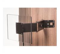 Soporte de pared para televisor con triple articulación negro flex cfw305s caratec