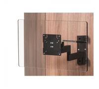 Soporte de pared para televisor con triple articulación negro flex cfw305s caratec