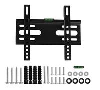 Soporte de pared para televisores de 14 a 42 pulgadas, plano y curvado LED/LCD/OLED, soporte de pared para TV, máx. VESA 200 x 200 mm, capacidad de 25 kg
