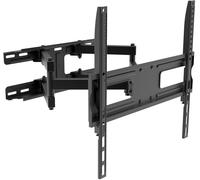UNYKAch Soporte TV/Monitor de Pared para Pantallas Planas y Curvas de 32-55 Pulgadas (hasta 50 kg), Inclinable y Giratorio, con Doble Brazo de Movimiento Completo, VESA máx 400 x 400 mm