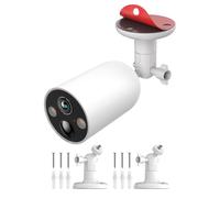 Soporte de pared para TP-LIN/K Tapo C425/C460 KIT - Soporte de pared ajustable con rotación de 360° e inclinación de 90°, color blanco (cámara no incluida)