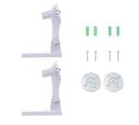 Soporte de pared para TP-Link para Tapo C200 C210 C225, soporte de cámara ajustable de 180 grados, paquete de 2 soportes de pared de plástico blanco