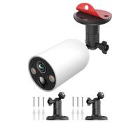 Soporte de pared para TP-Link Tapo C425/C460 KIT (2 unidades, rotación de 360° e inclinación de 90°, color negro, cámara no incluida)