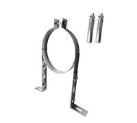 Soporte de pared para tubo de chimenea, abrazadera de acero inoxidable, colgador de tubo de estufa