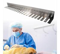 Soporte de pared para tubos veterinarios - Organizador de equipos de acero inoxidable para clínicas veterinarias, laboratorios y salas de peluquería, soporte 2.0-14