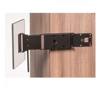 Soporte de pared para tv con 3 puntos de giro bloqueable negro flex cfw301s caratec