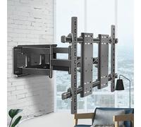 Soporte de Pared para TV de 80 a 120 Pulgadas, con Movimiento Completo, Pantalla Grande, LED Resistente, Soporte articulado Ajustable, Carga máxima VESA 1000 x 600 mm, 287 LB