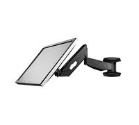 Soporte de pared para TV de movimiento completo para pantallas LED LCD de 13 a 27 pulgadas, brazo de resorte de gas, compatible con VESA 75/100, fácil rotación, diseño que ahorra espacio, soporte