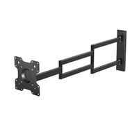 Soporte de Pared para TV DQ Rotate XL - extralargo Brazo Giratorio, Soporte, Barra giratoria flexibilidad para TV de tamaño Medio, Soporte para TV (Negro, 108,5 cm / 25 kg)