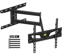 Soporte de pared para TV giratorio 90 grados FORGING MOUNT TV soporte para televisores de 32 - 65 pulgadas, brazo extralargo de 910 mm, soporte de pared extensible, soporta 45 kg, máx. VESA 400 x 400