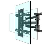 Soporte de Pared para TV Giratorio Vertical y Horizontal para Pantalla LCD LED de 37 a 70 Pulgadas, Soporte de Brazo Completo, VESA máximo de 400 × 400 mm, Peso de hasta 83 LB