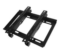 Soporte de Pared para TV Inclinable de Hierro Negro 25kg | Ajuste de Ángulo, Instalación Sencilla Accesorios E Instrucciones, para Pantallas LCD y Monitores