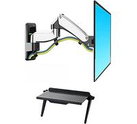 Soporte de pared para TV, inclinable y giratorio, ajustable para televisores LCD de 3040 pulgadas, soporte de TV montado en la pared con extensión, diseño resistente para un ángulo de visión óptimo
