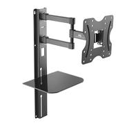 Soporte de Pared para TV Pantalla 23"- 42" Estante para DVD Carga 30kg VESA