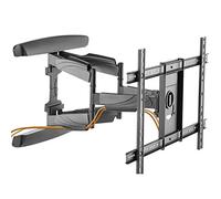 Soporte de pared para TV para la mayoría de televisores planos LED LCD OLED de 37 a 80 pulgadas, brazos giratorios articulados duales, extensión de inclinación de rotación con VESA máximo 600 x 400 mm