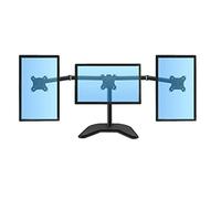 Soporte de pared para TV Soporte de TV de mesa para tres pantallas, Soporte de TV de movimiento completo con administración de arnés, Base de TV de mesa para pantalla LED de 15-27 pulgadas beautiful