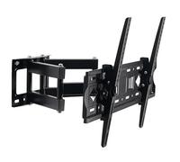 Soporte de Pared para TV Televisor Giratorio inclinable Pantalla Plana y Curvos de 32" - 80" Pulgadas, Universal Montaje con Doble Brazo 50kg, MAX VESA 400x600mm