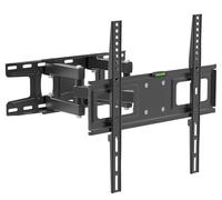 Soporte de Pared para TV Televisor Giratorio inclinable Pantallas Planos y Curvos de 23"-83" Pulgadas, Universal Montaje con Doble Brazo 80kg, MAX VESA 600x400mm