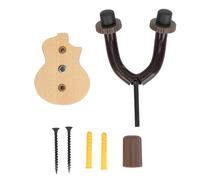 Soporte de pared para ukelele |Percha de caoba maciza para ukelele/mandolina/banjo |Pantalla que ahorra espacio para Home Studio y tienda de música (Nature Wood Color)