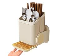 Soporte de pared para utensilios, sin taladro, ahorra espacio, escurridor de almacenamiento de palillos - Estante de almacenamiento de utensilios de pared | para el hogar, dormitorio, apartamento