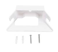 Soporte de Pared para V2 Mesh WiFi Router Internet Kit Soportes Soporte Soporte Flexible Gestión de Cables Soporte para Enrutador Plástico ABS con Tornillos de Instalación