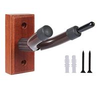 Soporte de pared para violín, colgador de violín, colgador de violín de madera de caoba