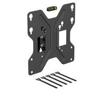 Soporte de Pared Plano para TV D-Line, para televisores de 23 a 50 Pulgadas, inclinación y Giro, VESA 75x75mm - 200x200 mm, soporta hasta 30 kg