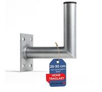 Soporte de pared PremiumX 25-30 cm de acero 25 cm - soporte de pared de 30 cm soporte para antena parabólica estable
