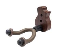 Soporte de pared resistente para guitarras con revestimiento de goma antideslizante, soporta 15 kg de peso para un almacenamiento seguro de instrumentos, ganchos de pared para guitarras