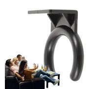 Soporte de pared - Soporte de pared con gancho para rophone con cable negro, estante de audio con cable, abrazadera de clip, accesorios para rophone, soporte de cable para rendimiento