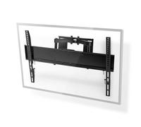 Soporte de Pared TV Nedis TVWM3551BK Movimiento Completo 37-80" Negro 35kg Inclinable VESA 600x400