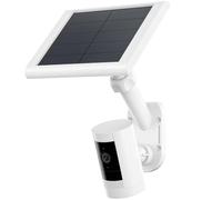Soporte de pared universal 2 en 1 para cámara y panel solar, compatible con Ring Stick Up Cam/Spotlight Cam Battery/Plus/Pro, Blink, Arlo, Wyze, 360° ajustable, kit de fácil instalación