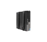 Soporte de pared universal HumanCentric (negro). Soporte ajustable para decodificadores de cable, consolas de juegos, reproductores de DVD, enrut