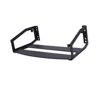 Soporte de pared universal resistente para Sonos Five, acero inoxidable, acabado negro.